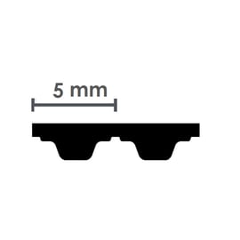 Courroie synchrone polyuréthane Synchro-Power T5 1075