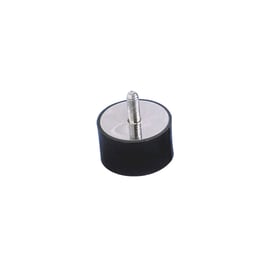 Butée cylindrique RADIAFLEX fixation à 1 tige filetée - D.30 mm - Charge de pression maximale : 700 N - 511312