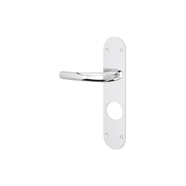 Demi ensemble pour serrure PALINDROME à béquille laiton chromé mat