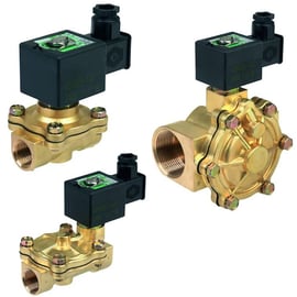 Électrovanne série 210 - 2/2 - NF - D=28 mm - G1"1/4 - commande assistée - 24 VAC - SCE210B155.AC