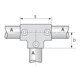 Raccord KEEKLAMP té à 3 entrées