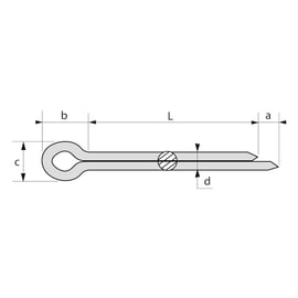 Goupille fendue Inox A4
