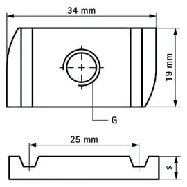 Écrou coulissant STRUT EZ