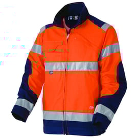 Blouson haute visibilité LUKLIGHT orange/marine