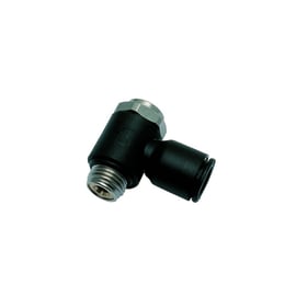 Régleur de débit bi-directionnel série 7012 - laiton nickelé,polymère technique - G1/4" - 8 mm - 7012 08 13