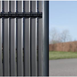 Kit d'occultation H'ORIZON pour panneau de grillage anthracite