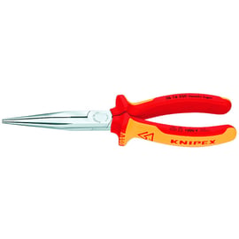 Pince à bec cigogne demi rond chromée isolée 1000V 200 mm