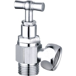 Robinet d'arrêt de wc à potence équerre