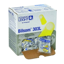Bouchons d'oreilles à usage unique Bilsom 303 32 dB (boîte de 200 paires) - L