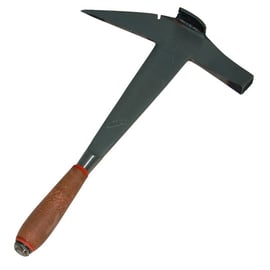 Marteau de couvreur manche cuir panne large pour droitier