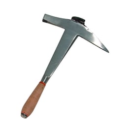 Marteau de couvreur manche cuir panne large pour droitier