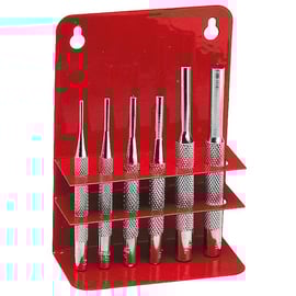 Jeu de 6 chasse-goupilles moletés