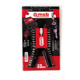 Embouts de vissage en boitier modulaire avec porte-embout - 32 pièces
