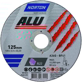 Meule à tronçonner ALU - plate