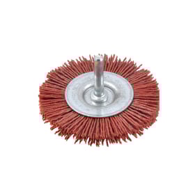 Brosse à fil circulaire - abrasif nylon 80 rouge