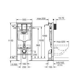 Bâti-support RAPID SL - autoportant - 113 cm