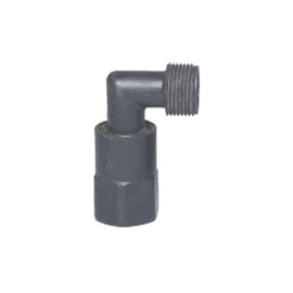 Coude Mâle/Femelle (écrou tournant) 3/4" plastique