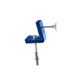 Kit fixation WC et bidet invisible avec cache tête chromé - sachet de 2