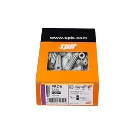 Cheville nylon légère PRO6 sans vis 8 x 40 - boîte de 100