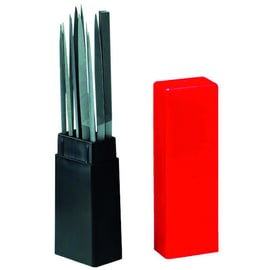 Lime aiguille AS.6L de précision T2 - 140 mm en étui de 6 pièces