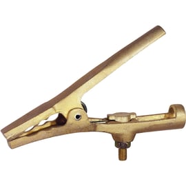 Pince de masse crocodile bronze - laiton