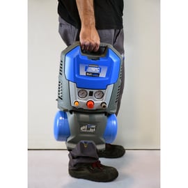 Compresseur d'air à piston SUITCASE 6 - Capacité de cuve : 6 L - Débit : 7,5 m³/h - Pression : 8 bar