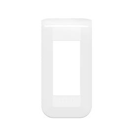 Plaque de finition MOSAIC - 1 poste - blanc - 82x40 mm