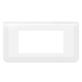 Plaque de finition MOSAIC - 1 poste - blanc - 82x153 mm