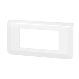 Plaque de finition MOSAIC - 1 poste - blanc - 82x153 mm