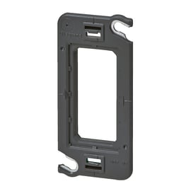 Support à vis pour Mosaic - Céliane - Soliroc pour 1 module - 1 poste - noir