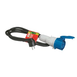 Cordon adaptateur pour caravane - 1,5 m - 16 A - 230 V