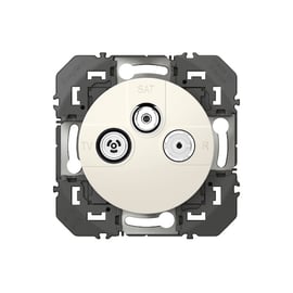 Prise TV-R-SAT DOOXIE - blanc