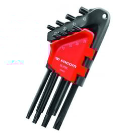 Étui de 8 clés mâles Torx® 89.JP8AL T10 à T45