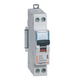 disjoncteur phase+neutre DNX3 4500 courbe C V/V - 10A