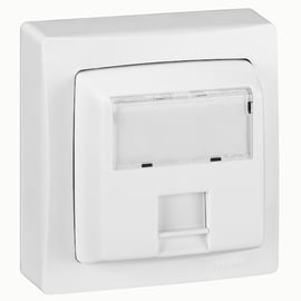 Prise RJ45 6 FTP - saillie - blanc