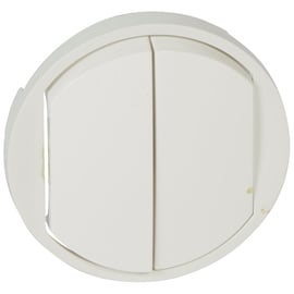 Enjoliveur pour double interrupteur, va-et-vient ou poussoir CELIANE