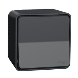 Bouton poussoir étanche MUREVA STYL - gris