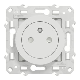 Prise de courant affleurant à vis ODACE - 1 - 2P+T