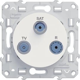 Prise TV FM/SAT ODACE - blanc