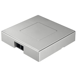Variateur LOOX modulaire sans contact carré 40 x 40 mm argent
