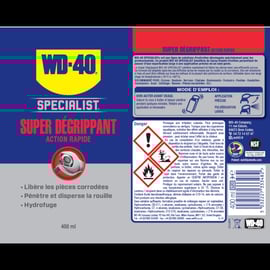Super dégrippant SPECALIST action rapide - 400 mL net - aérosol