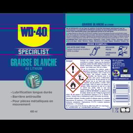 Graisse blanche au lithium SPECIALIST - 400 mL - aérosol