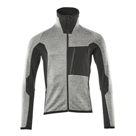 Veste polaire ADVANCED gris chiné/noir