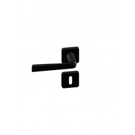 Ensemble sur rosace carrée KAZA noir Basalt