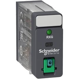Relais interface débrochable Harmony Relay RXG - 24 VCC - 2 F/O - bouton de test verrouillable + LED