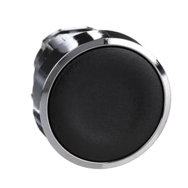 Tête de bouton-poussoir affleurant Harmony XB4 - 22 mm - noir
