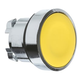 Tête de bouton-poussoir affleurant Harmony XB4 - 22 mm - jaune