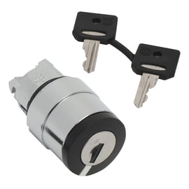 Tête de bouton tournant à clé 520E Harmony XB4 - 22 mm - 2 positions fixes