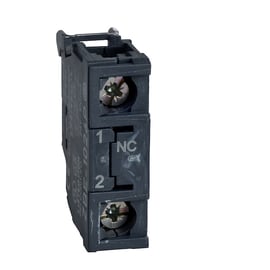 Bloc de contact ZBE - 22 mm - 1NF - vis-étrier - faible charge