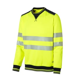 Sweat haute visibilité LUKLIGHT jaune/marine
